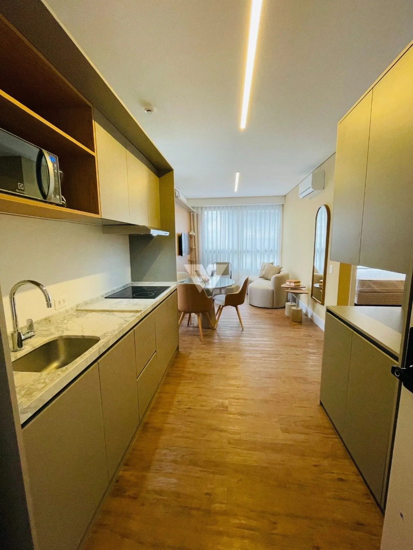 Furnished apartment, 49 m², with a washing machine — photo 2