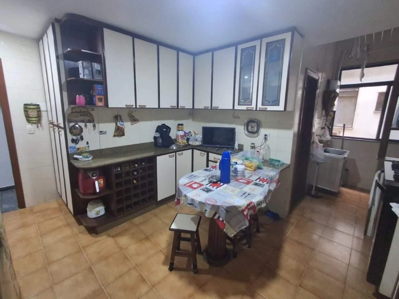 Washing machine in a 3-bedroom apartment, 162 m²