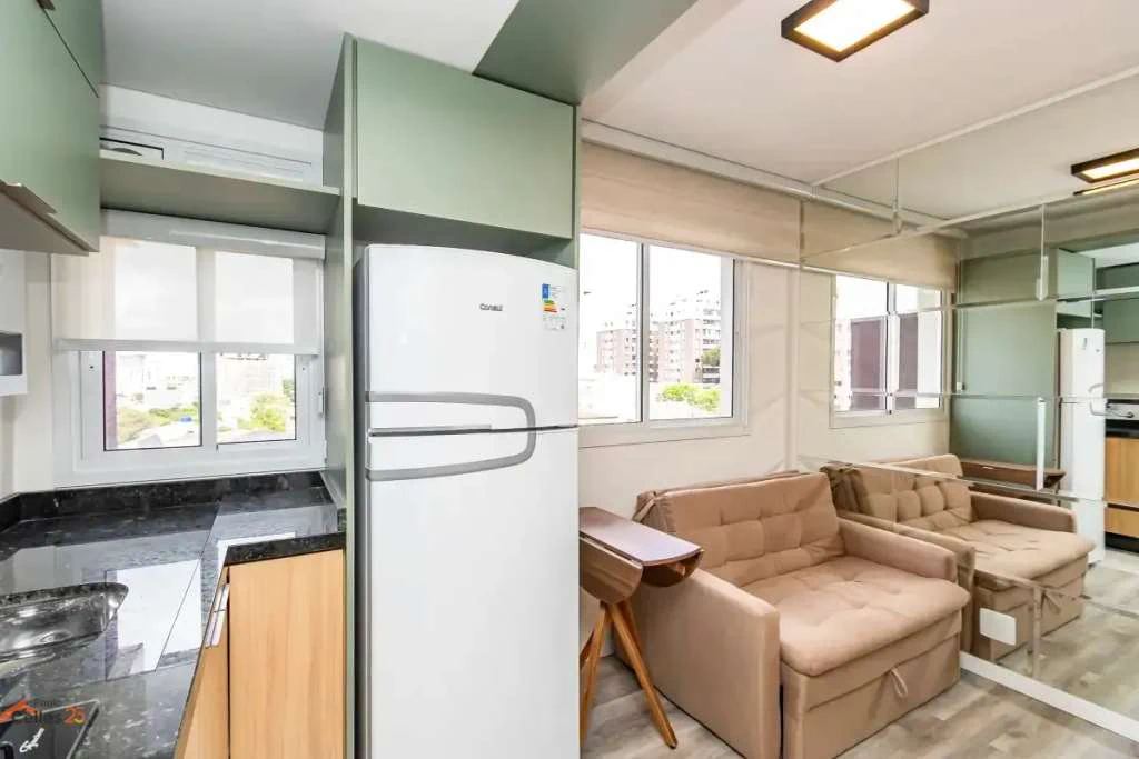 1-bedroom apartment with an open-plan kitchen — photo 3