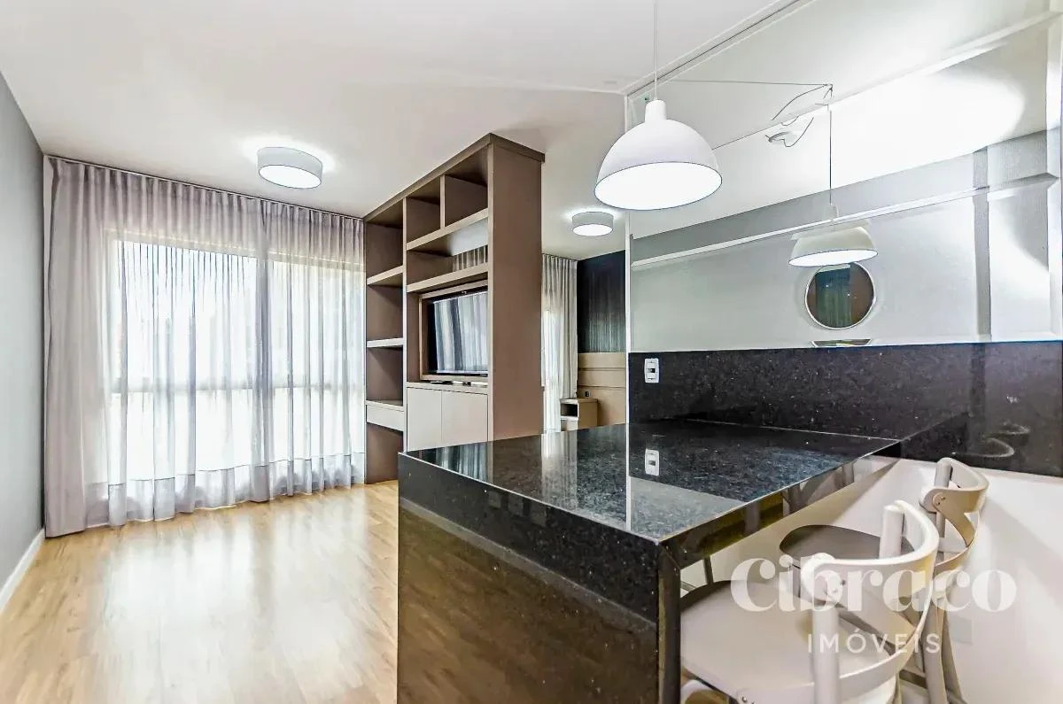 One-bedroom apartment with a washing machine in Curitiba — photo 7