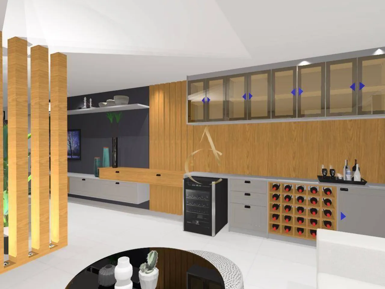 Apartamento para locação com 3 quartos e 2 banheiros