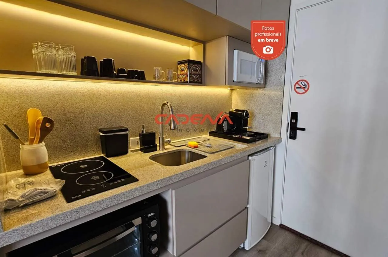 Apartamento mobiliado de 1 quarto com churrasqueira privada — photo 4