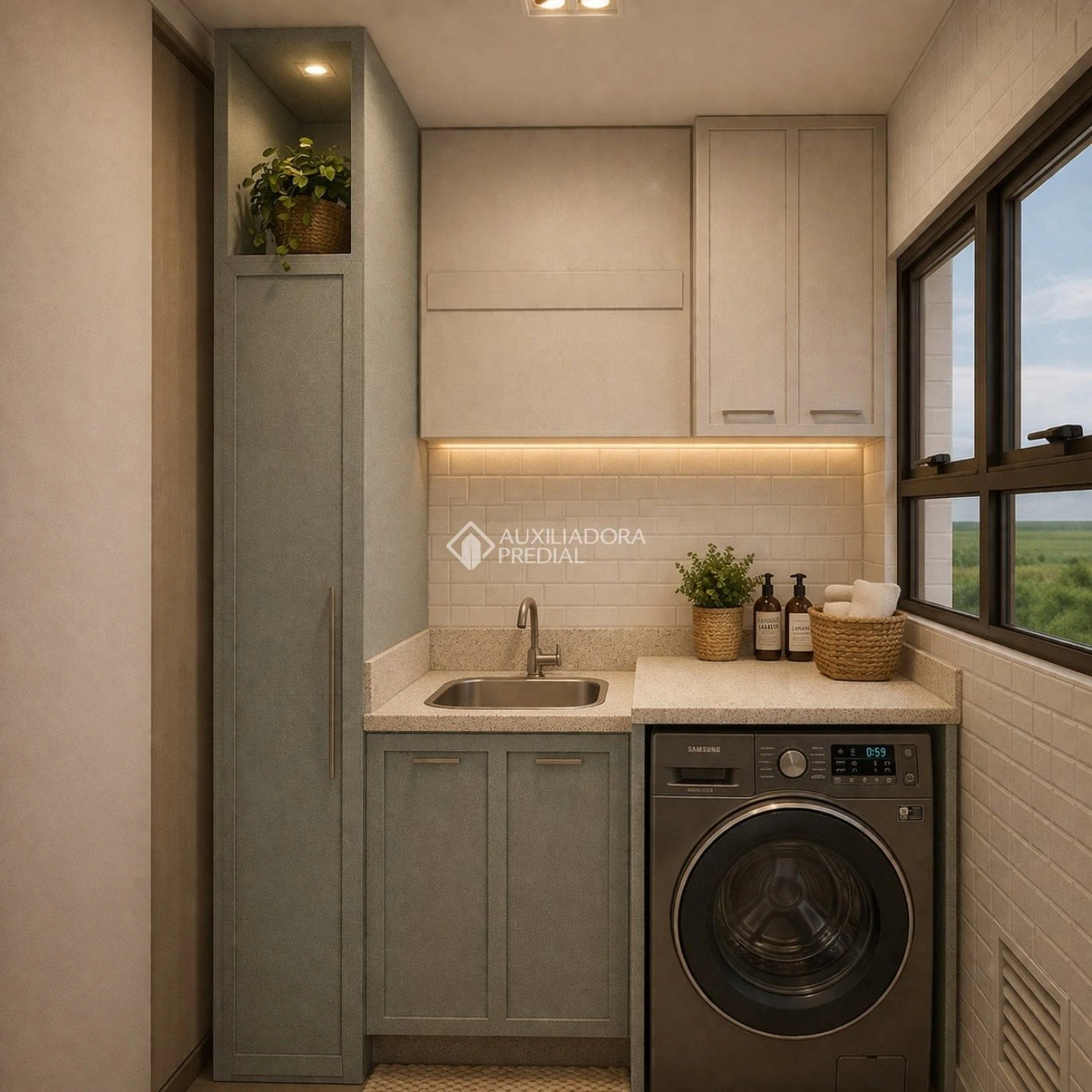 Apartamento mobiliado de 1 quarto em condomínio com academia — photo 10