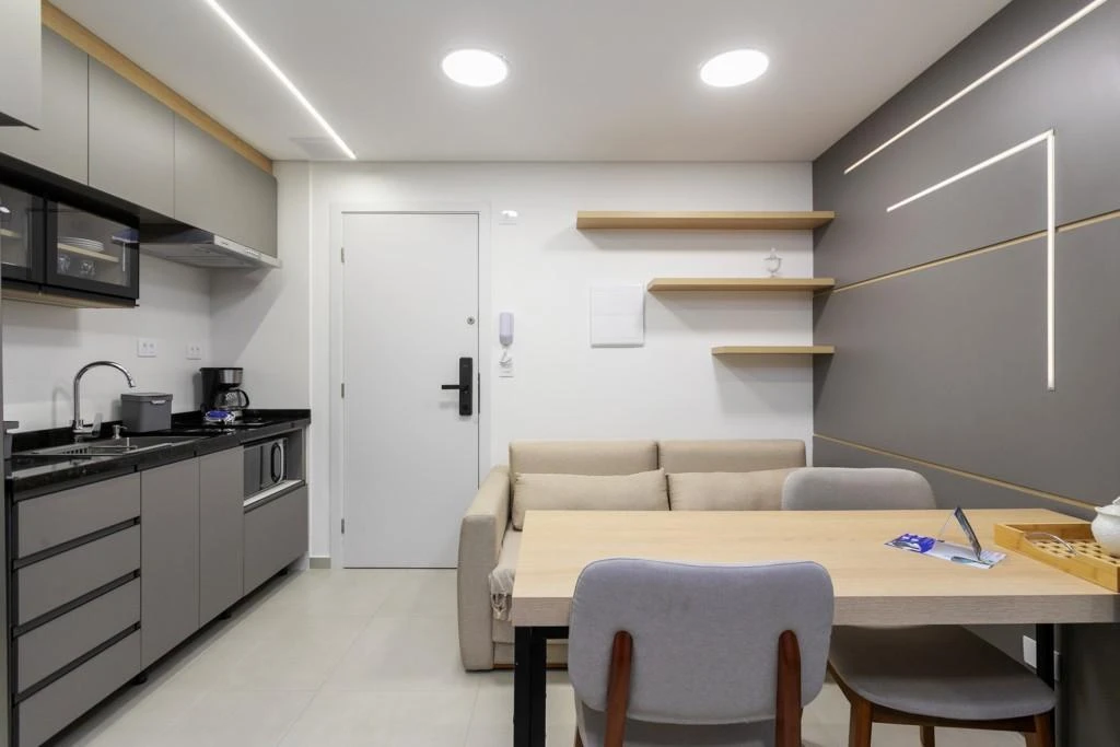 Washing machine in a one-bedroom apartment, 24 m² — photo 5