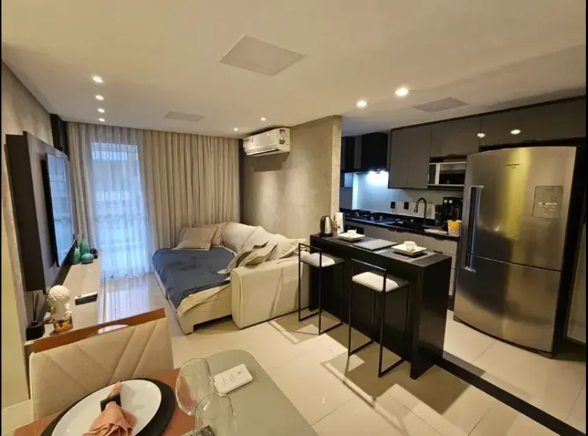 Furnished apartment with 3 bedrooms and an open kitchen — photo 11
