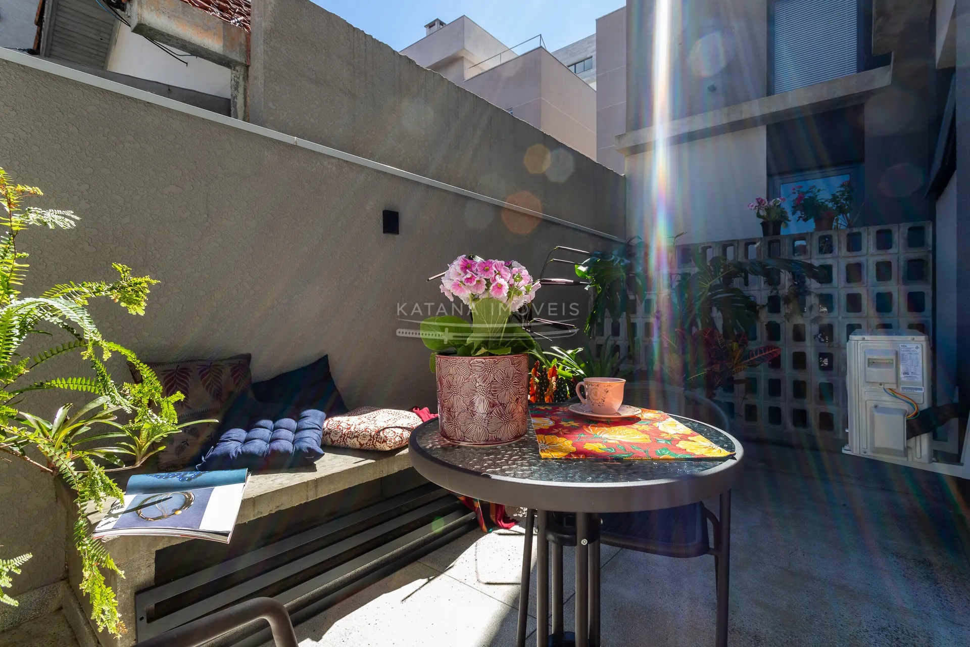 Estudio amueblado de 45 m² con cocina pequeña y garden — photo 8