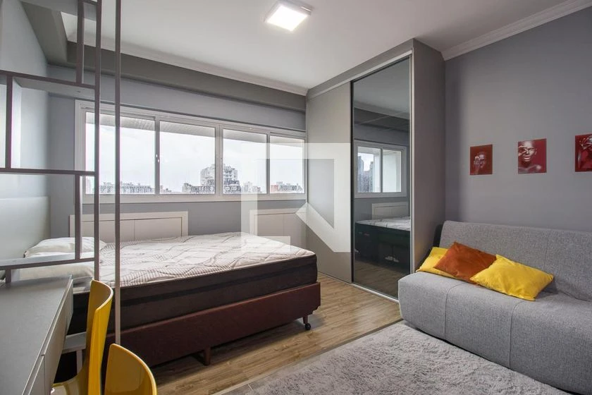 Studio mobiliado com cozinha aberta e 1 quarto — photo 4
