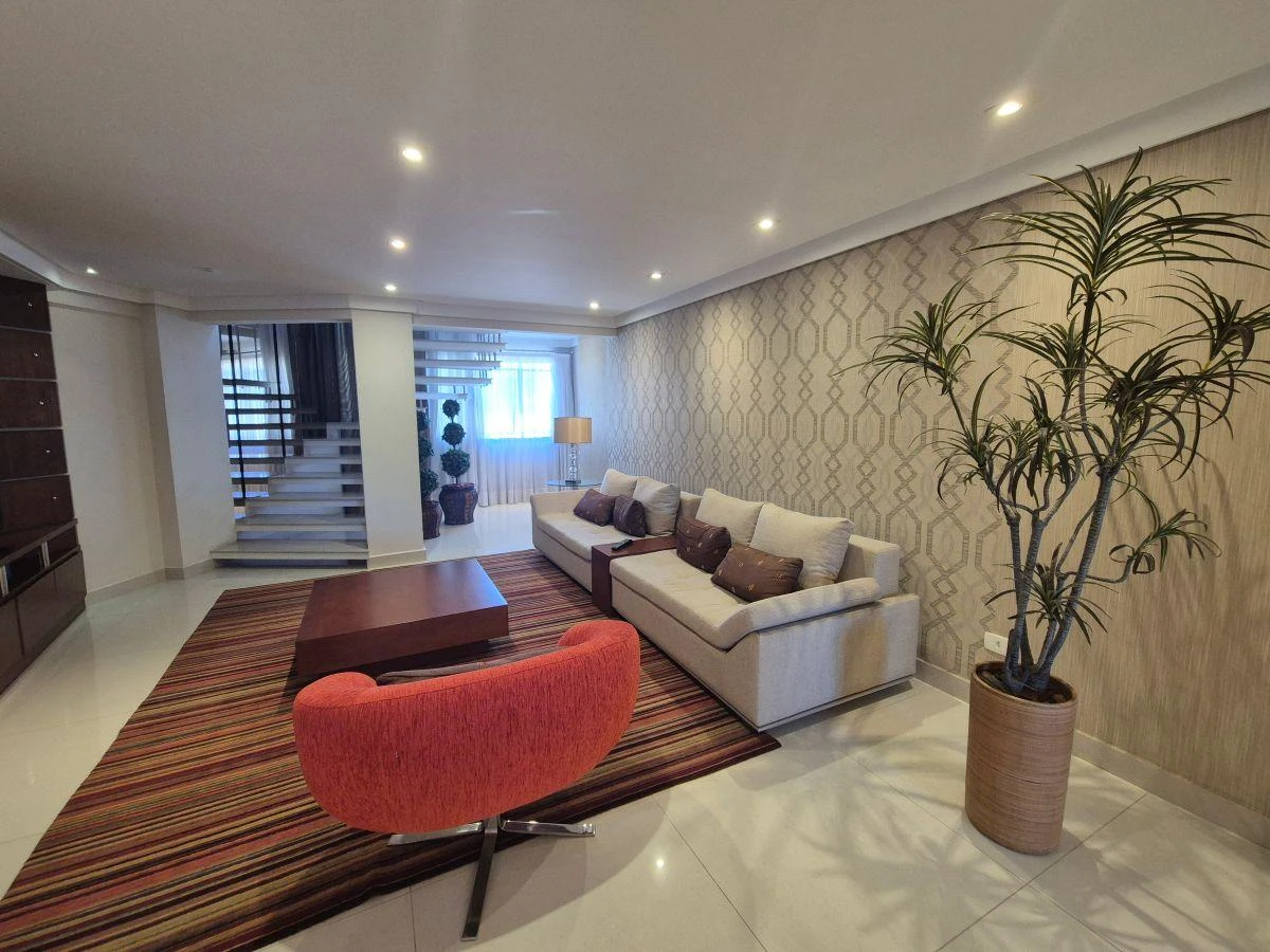 Furnished 333 m² apartment with a closed kitchen