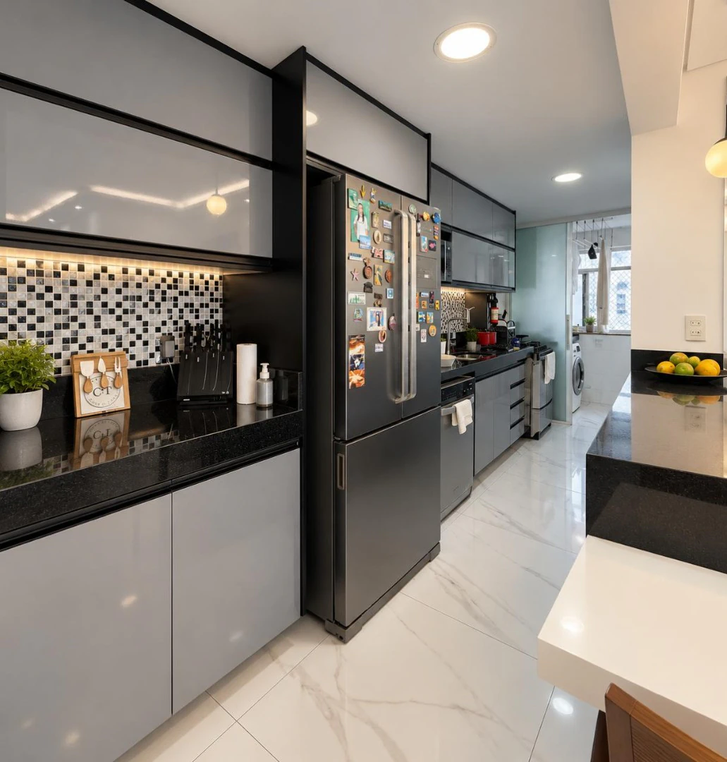 Walk-in closet in a 4-bedroom apartment, 115 m² — photo 14