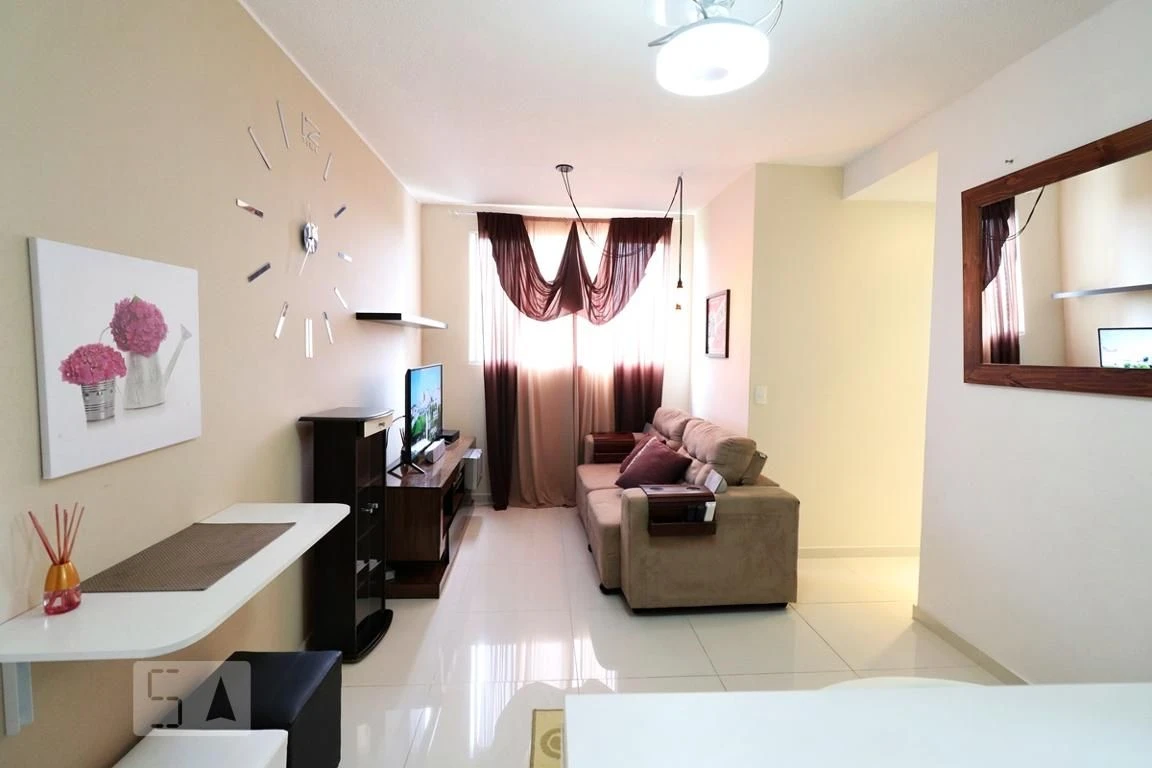 Furnished apartment with 3 bedrooms and open-plan kitchen