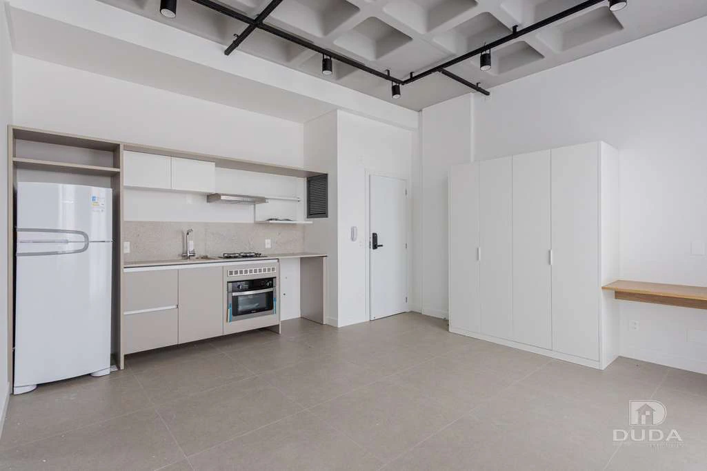 Apartamento de 1 quarto com cozinha integrada e vaga — photo 3