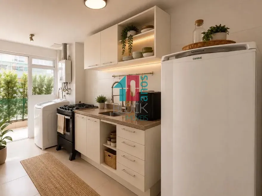 Apartamento mobiliado em condomínio com academia — photo 3
