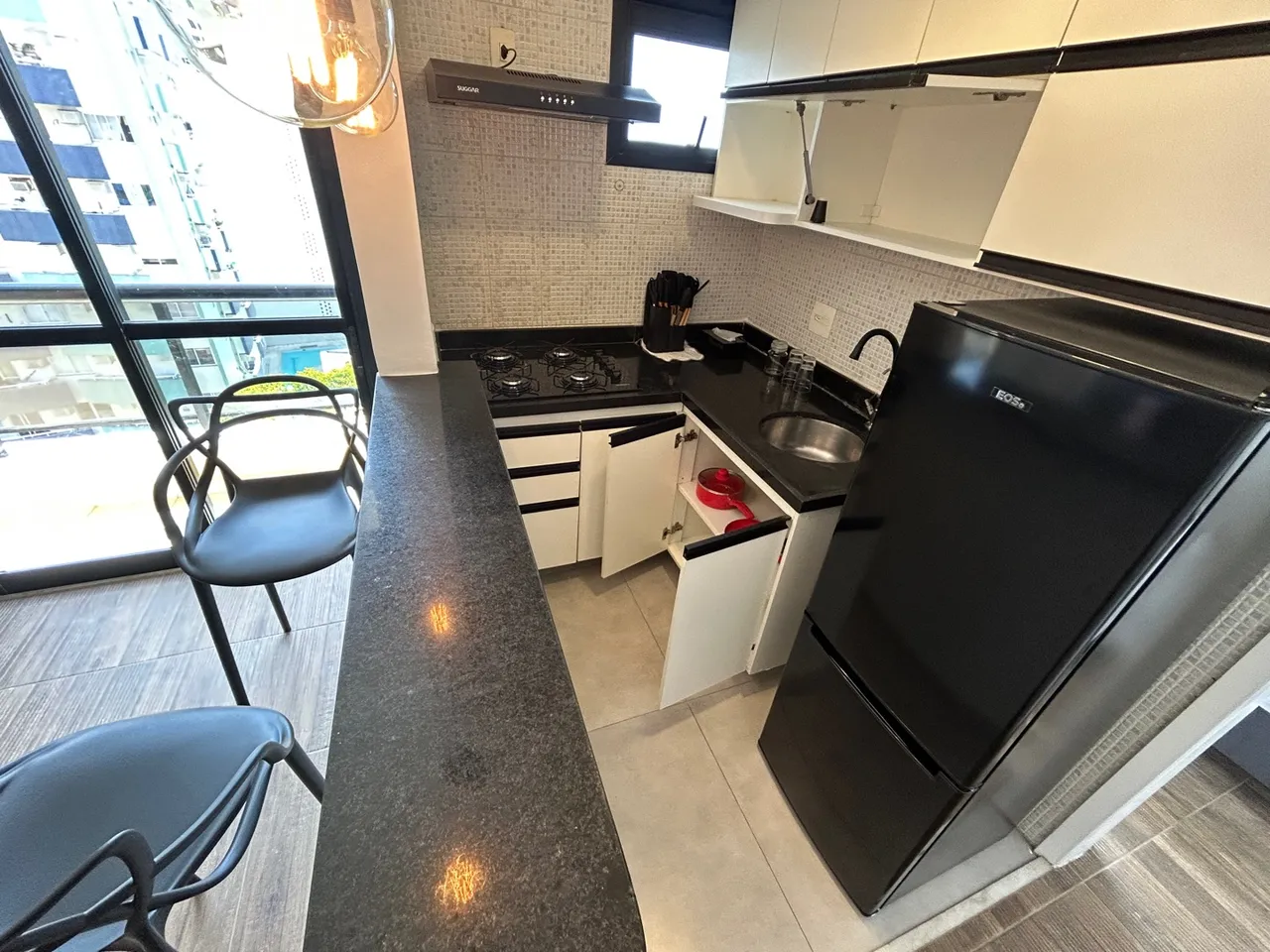 Furnished apartment, 42 m², with a washing machine — photo 4