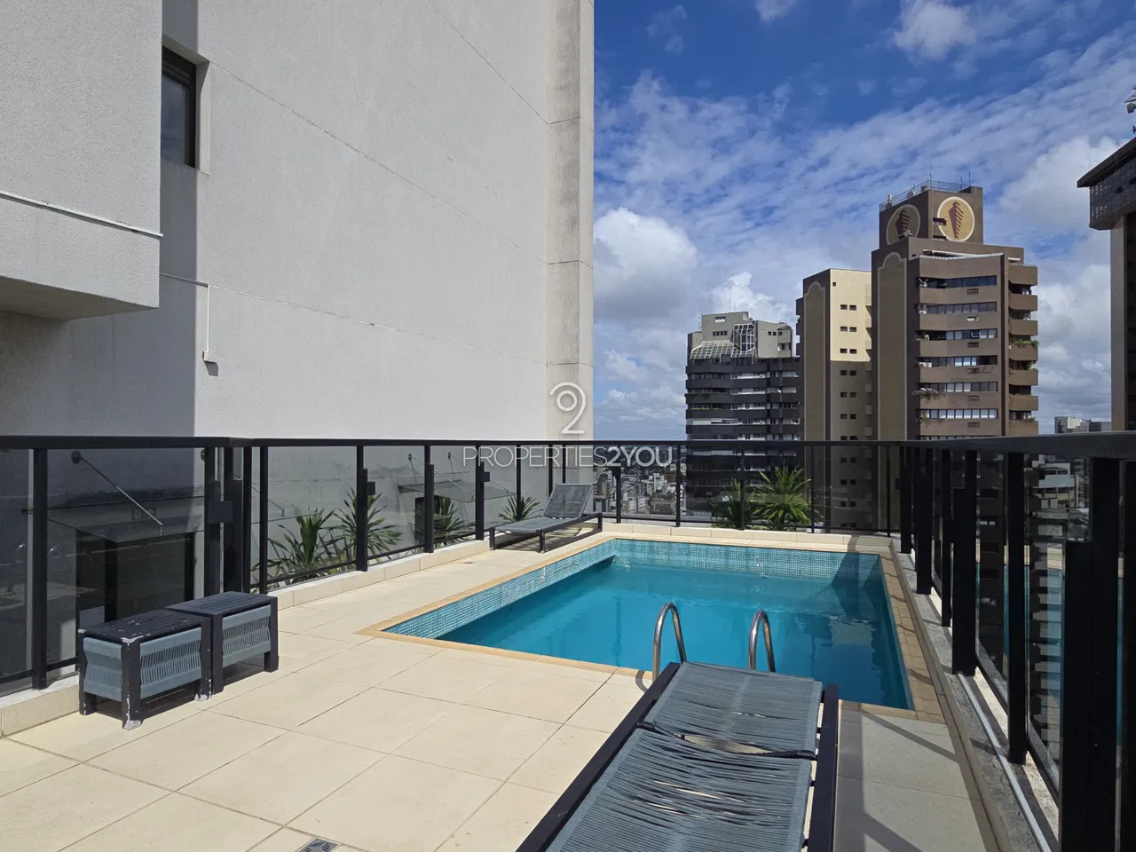 Furnished apartment with a balcony and built-in grill — photo 36