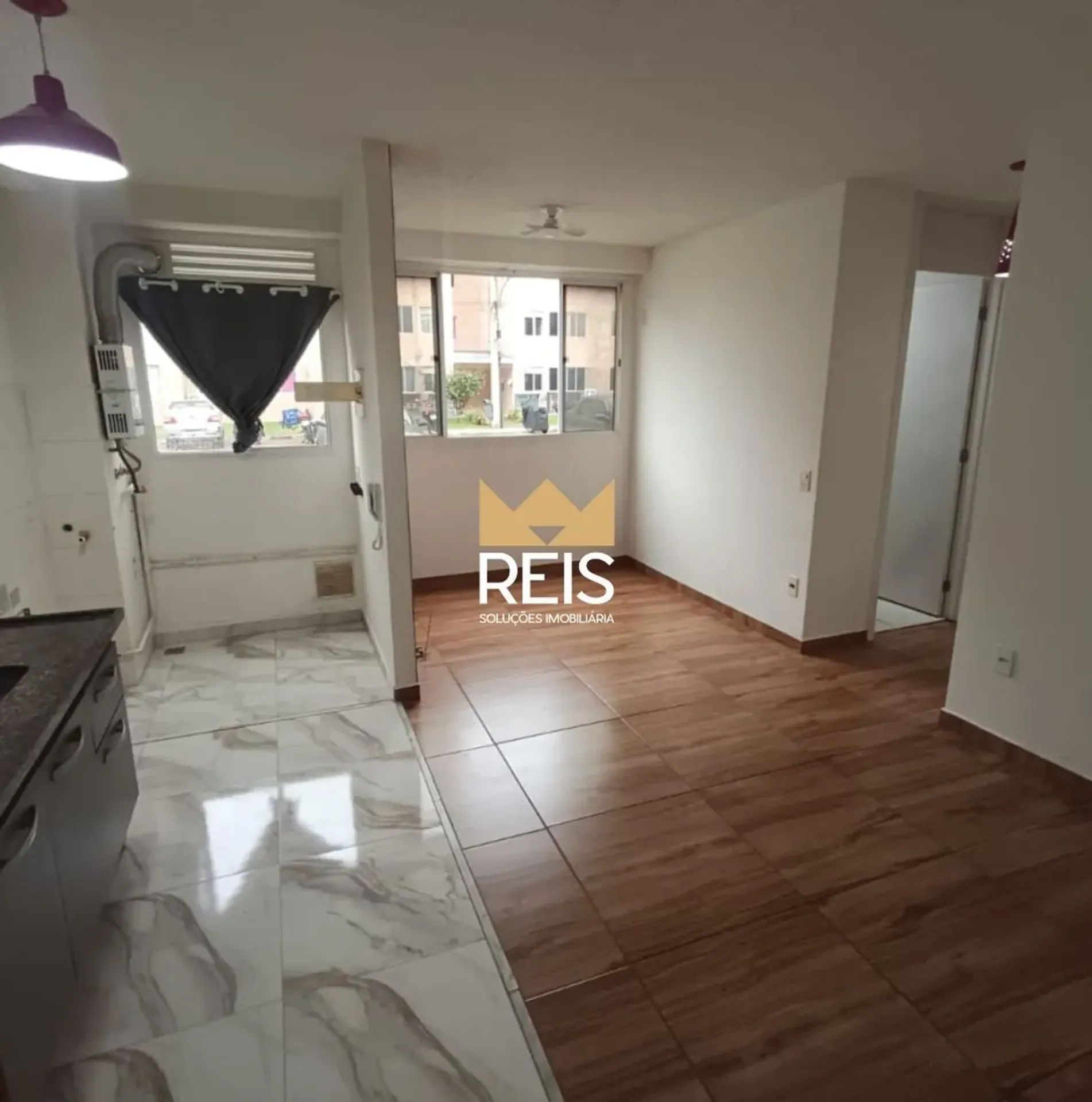 2-bedroom apartment in a building with a pool
