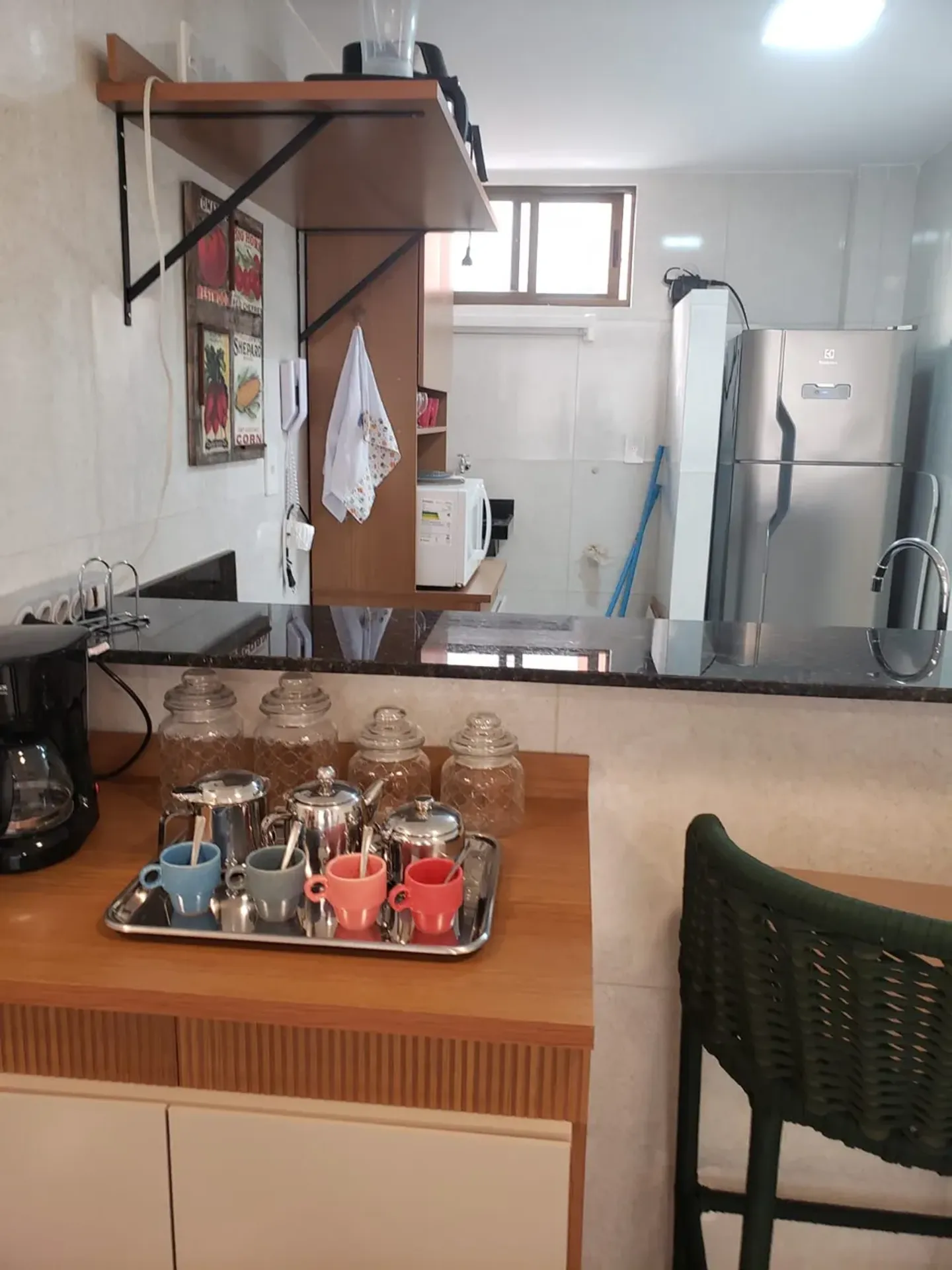 Home office in a 2-bedroom apartment, 56 m² — photo 2
