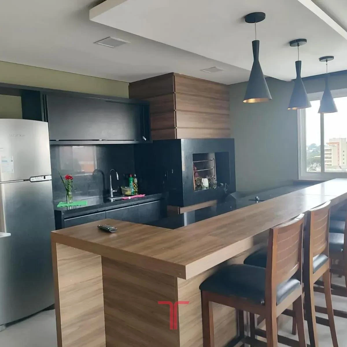 Furnished studio, 28 m², with a washing machine — photo 6