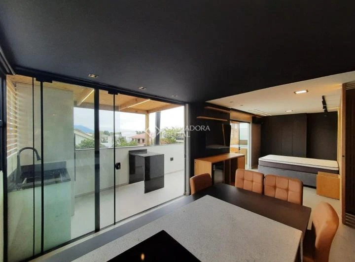 Furnished penthouse with open-plan kitchen and 1 bedroom — photo 4