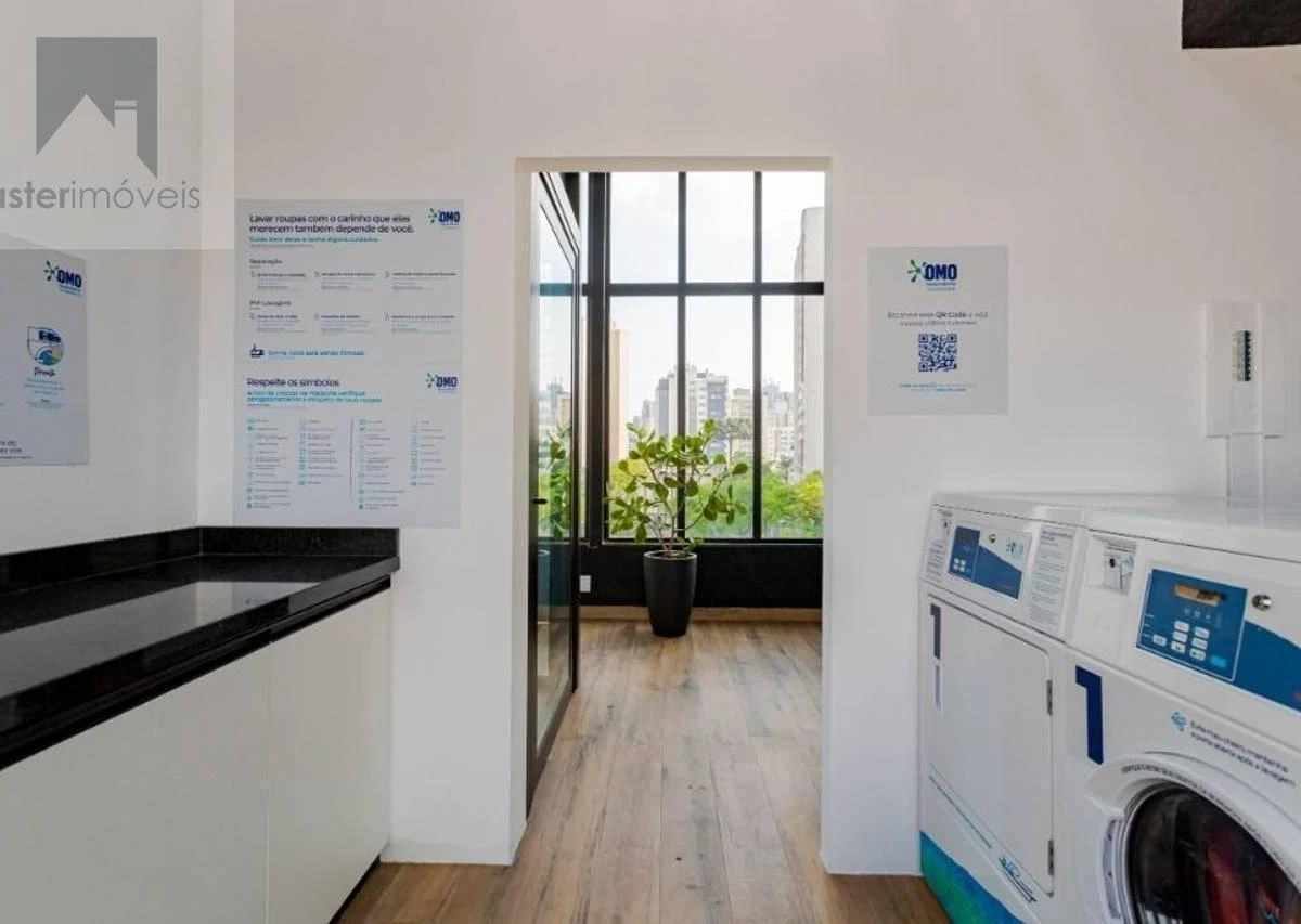 19 m² apartment with floor-to-ceiling windows and a dryer — photo 26
