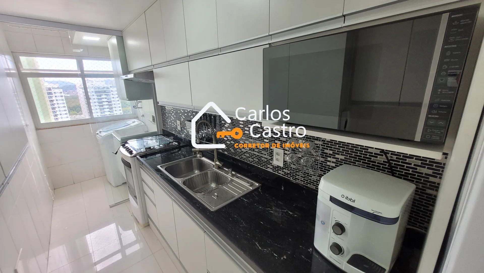 Furnished 86 m² apartment with 3 bedrooms and 1 parking spot — photo 6