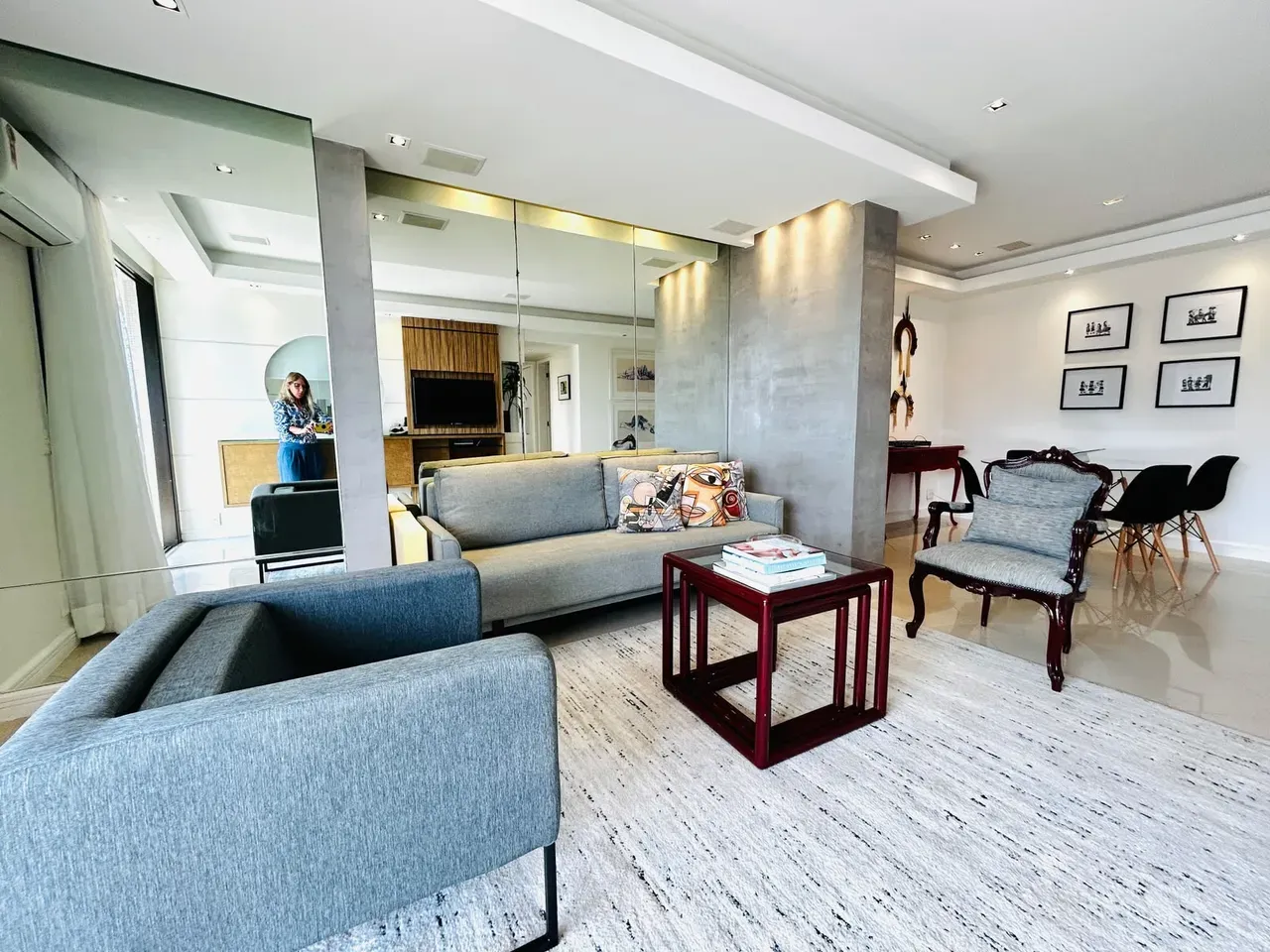 Apartamento mobiliado de 1 quarto com máquina de lavar — photo 8