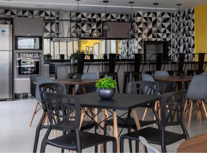 Apartamento de 1 quarto de 46 m² com cozinha integrada — photo 3
