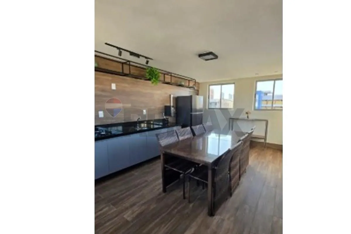 59 m² apartment with 2 bedrooms and open-plan kitchen — photo 3