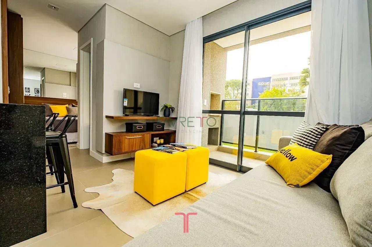 Furnished 1-bedroom apartment with 34 m² and balcony — photo 14