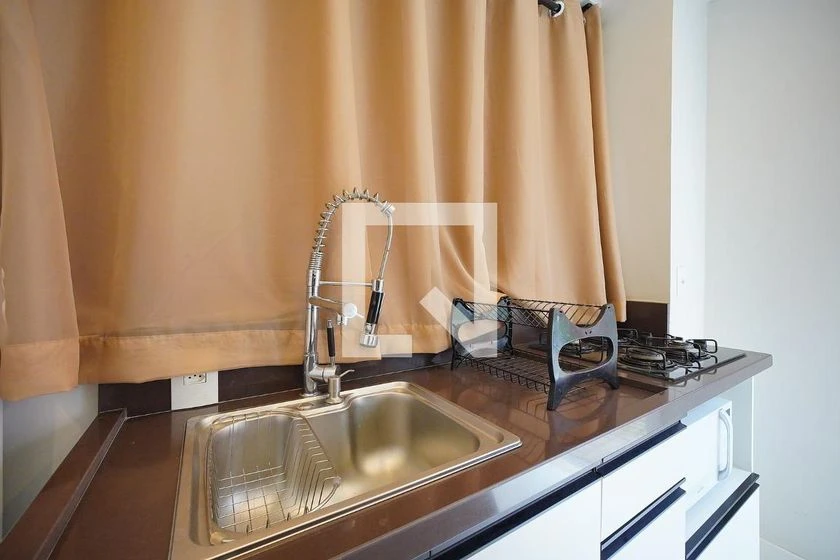 Kitnet mobiliada com varanda, studio com 1 quarto — photo 9