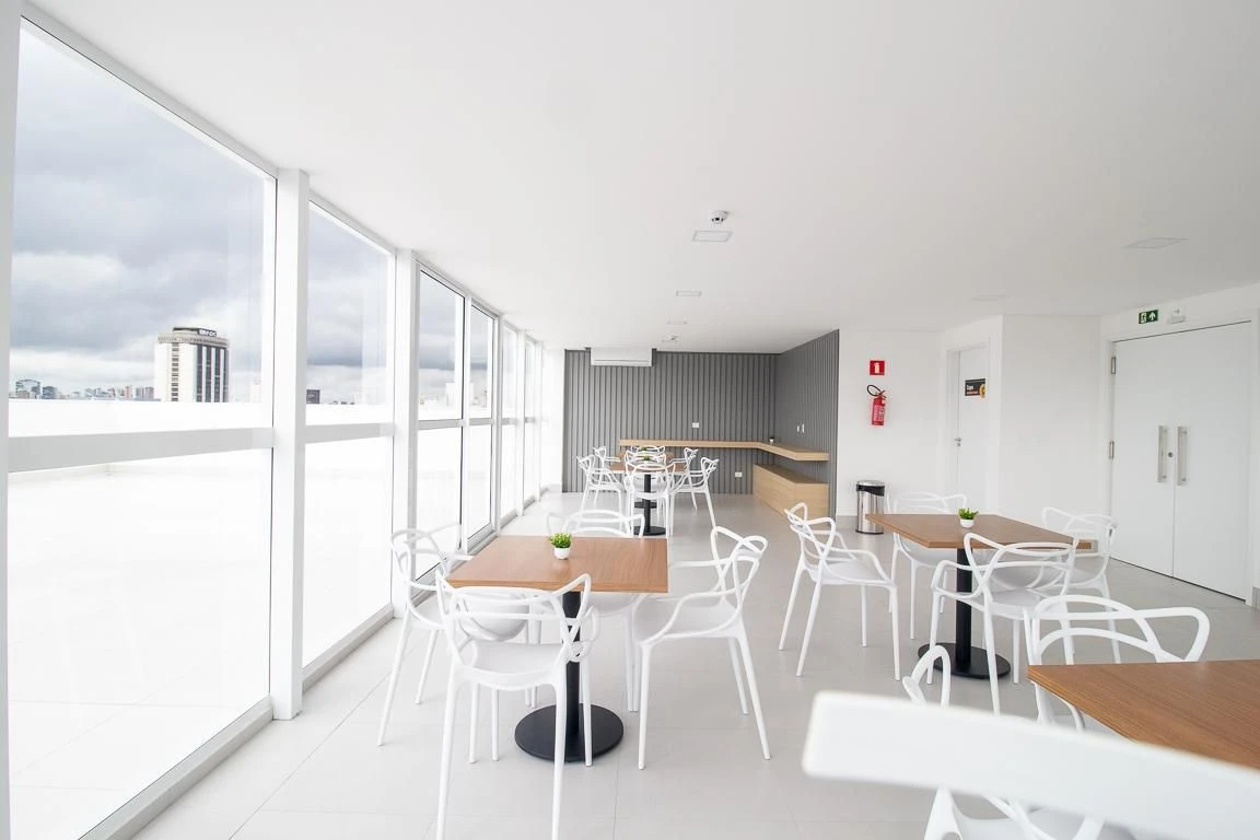 Студия 20 м² со стиральной машиной и панорамными окнами — photo 33