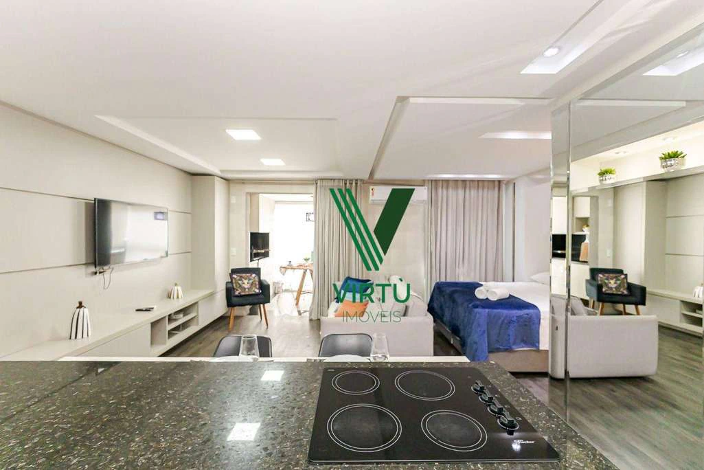 Furnished 1-bedroom apartment with an open-plan kitchen — photo 3