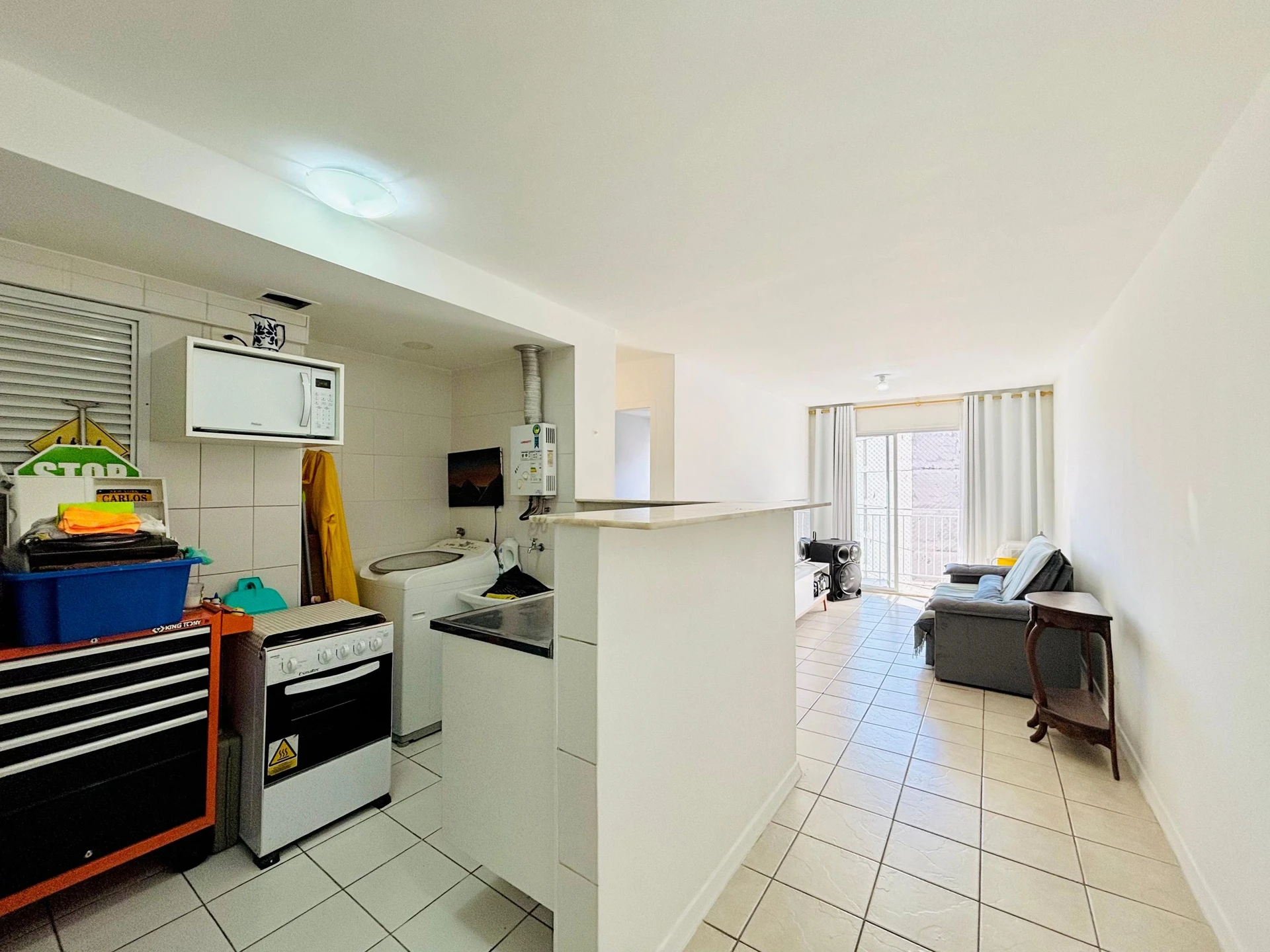 Apartamento mobiliado com cozinha integrada, 1 quarto — photo 14