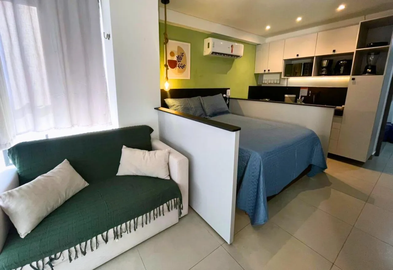 Furnished apartment with 1 bedroom and 1 bathroom