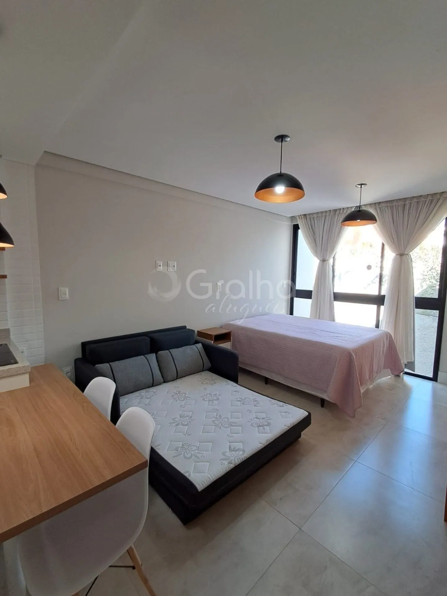 Меблированное студио 32 м² с кухней-американо — photo 16