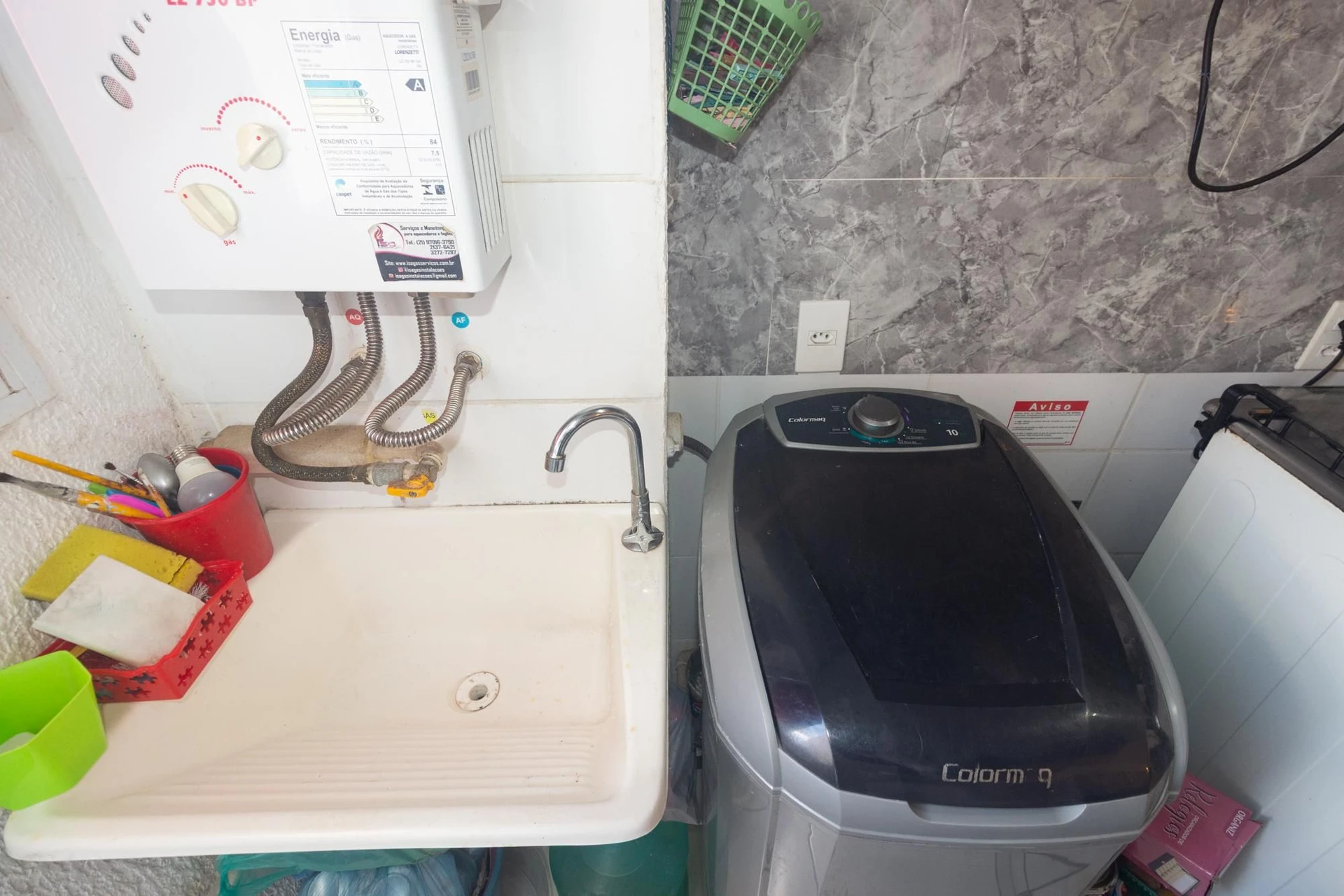 Furnished apartment, 42 m², with a washing machine — photo 6