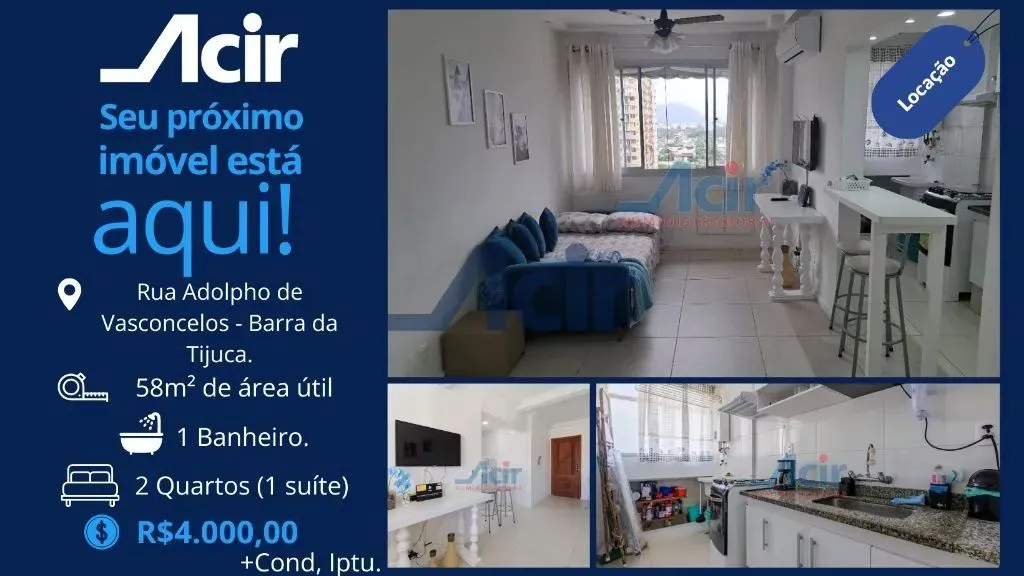 Apartamento mobiliado 2 quartos, 58 m², com 1 vaga — photo 4