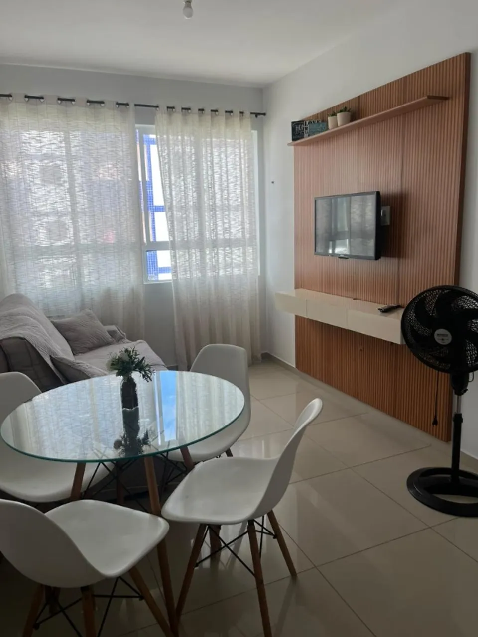 Квартира 54 м² с рабочим местом и стиральной машиной