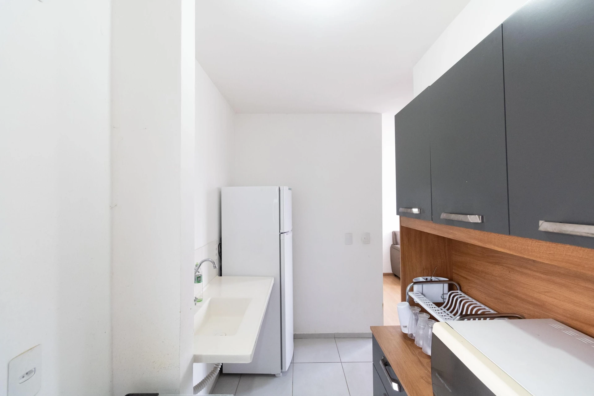 Furnished apartment, 45 m², with a washing machine — photo 32