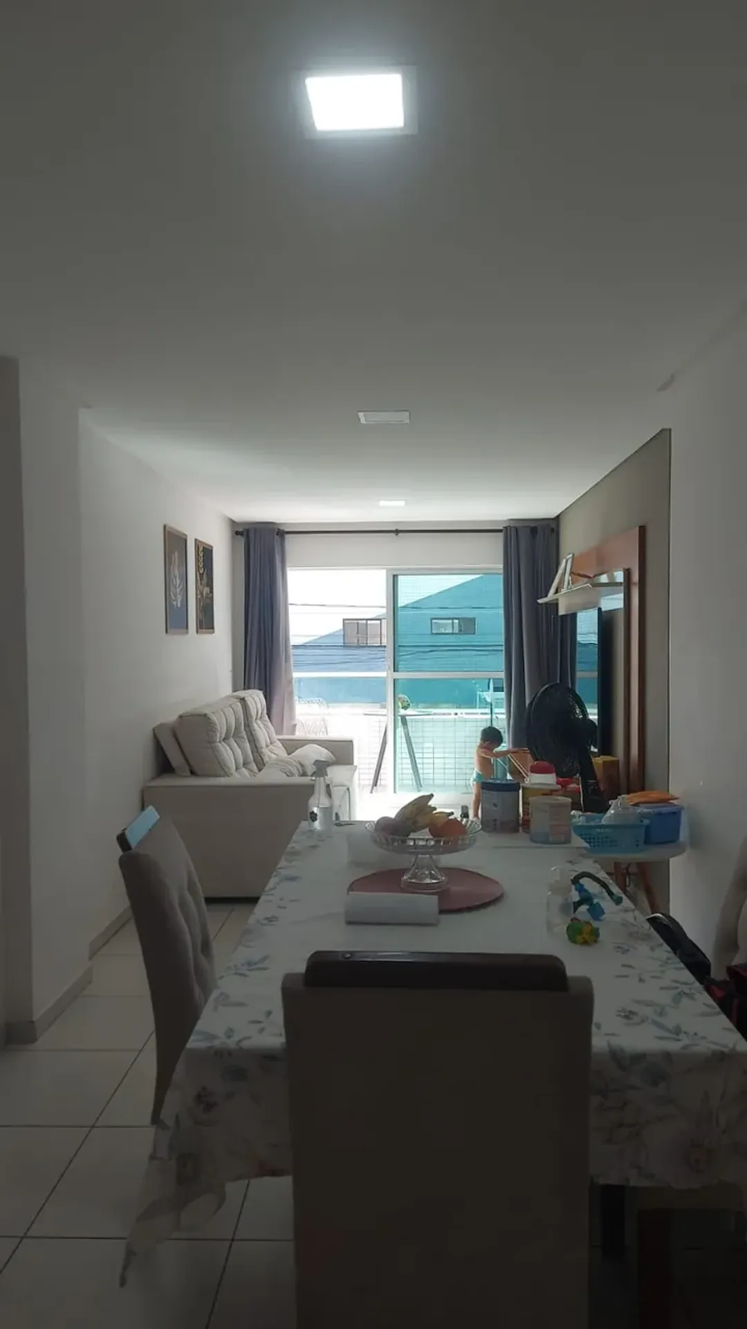 Furnished 102 m² apartment on the 1st floor with suite