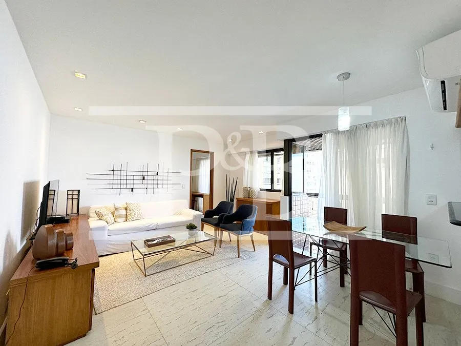 Furnished 2-bedroom apartment with 100 m² and 2 baths