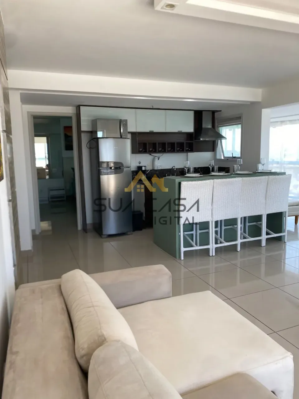 Apartamento mobiliado de 1 quarto com varanda envidraçada — photo 3