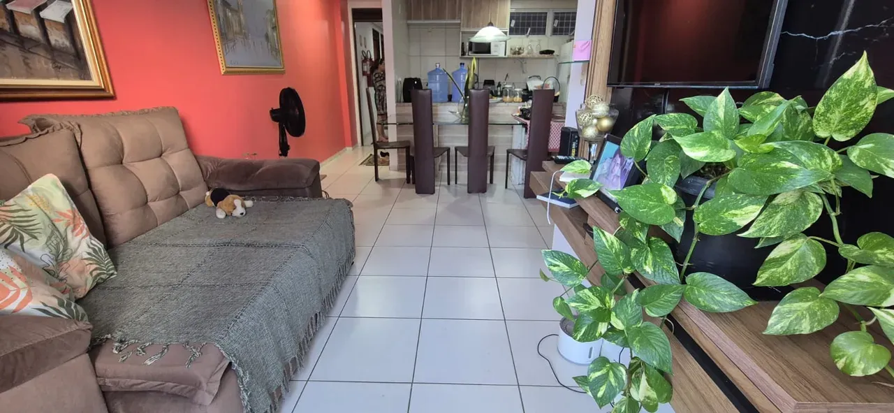 Apartamento mobiliado de 70 m², 3 quartos no 3º andar