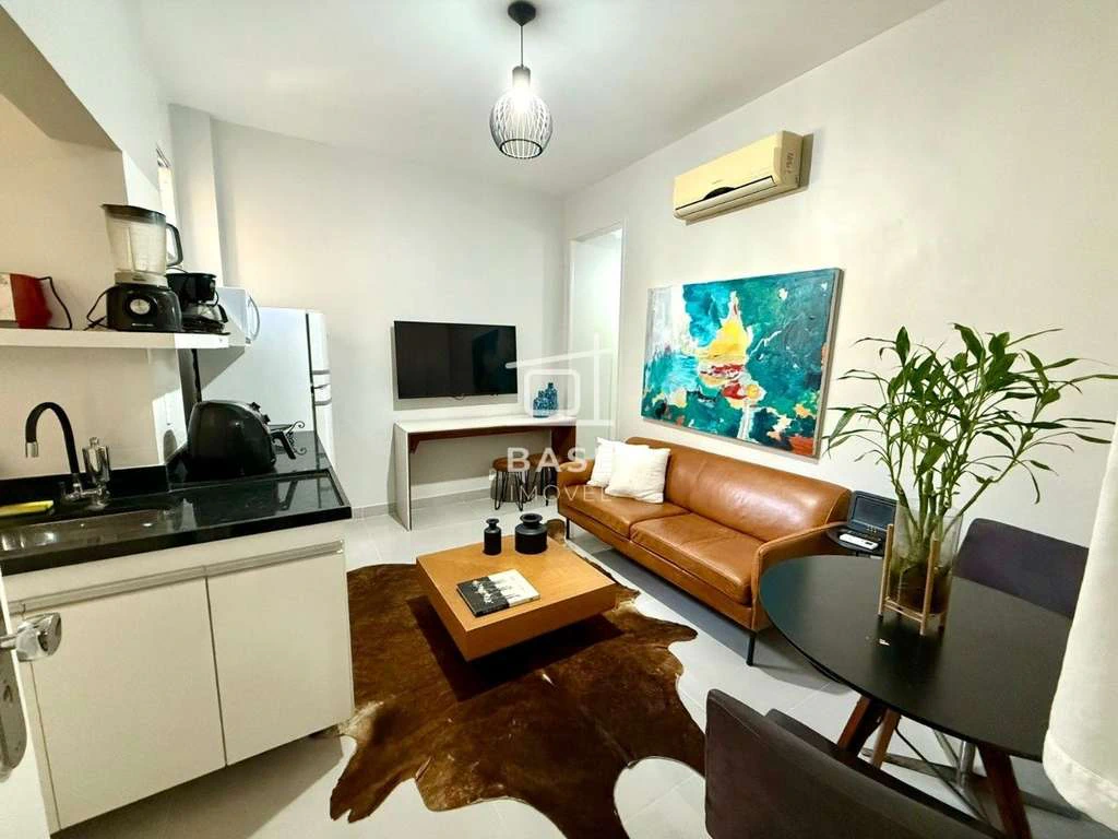 Apartamento mobiliado com cozinha americana e varanda — photo 9