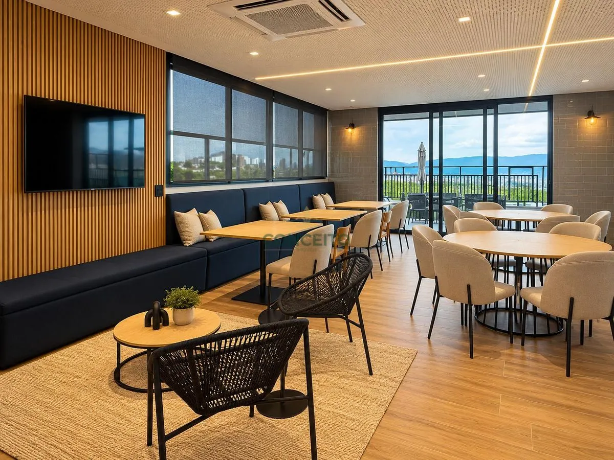 Furnished apartment, 69 m², with a grill on the balcony — photo 51