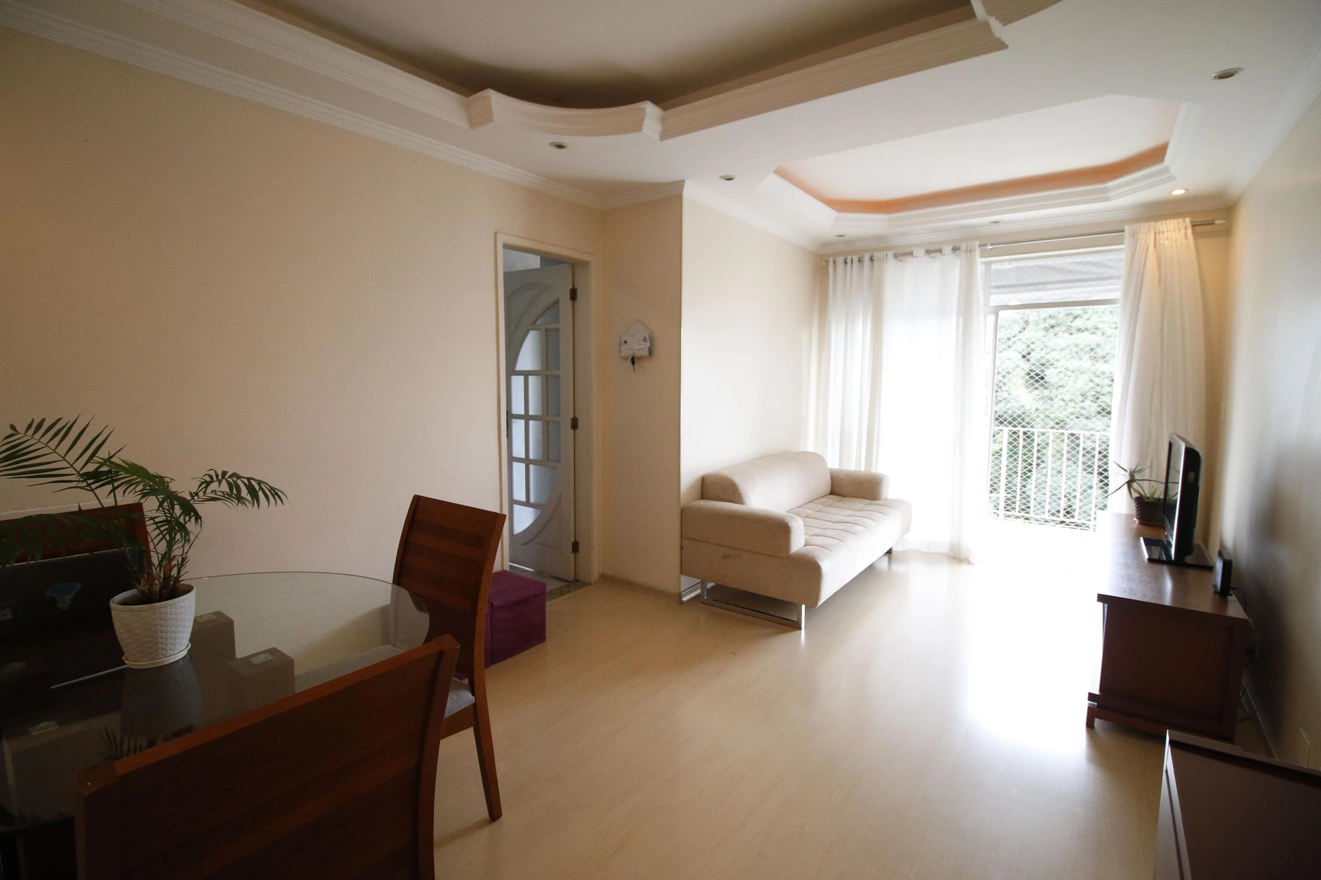 2-bedroom apartment in a building with a pool