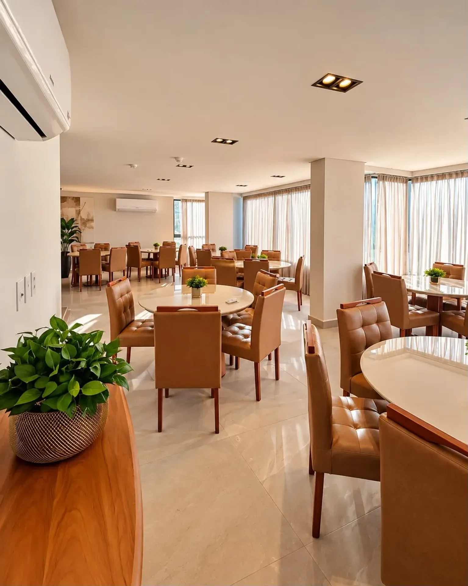 Apartamento de 2 quartos com cozinha separada