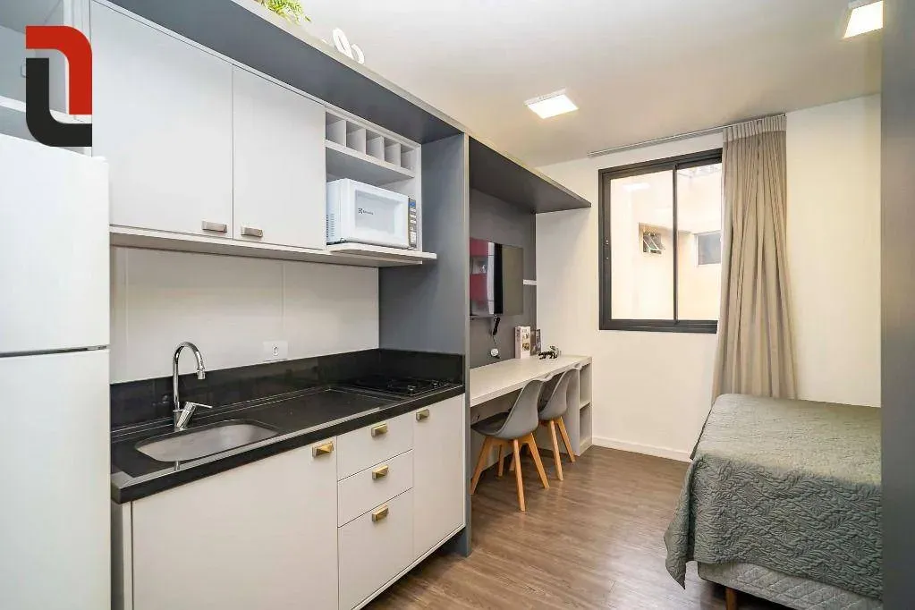 31 m² studio with an equipped kitchenette — photo 12