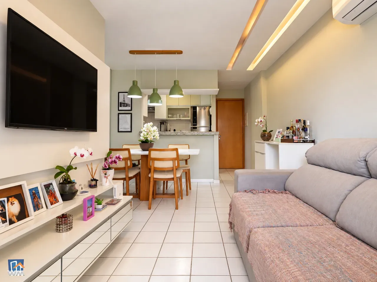 Furnished apartment, 80 m², with a walk-in closet — photo 15