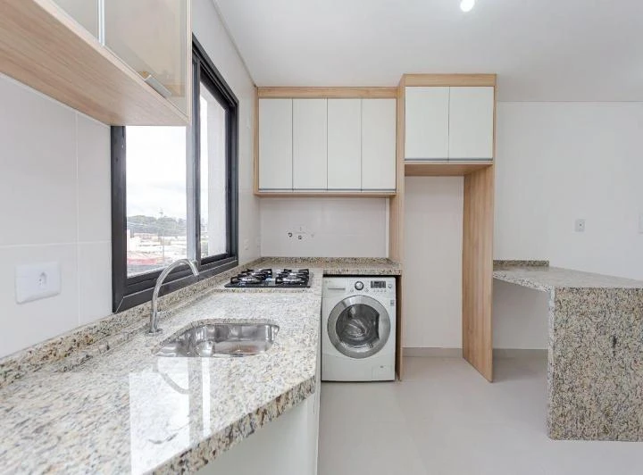 25 m² studio with 1 bedroom and an open gas kitchen