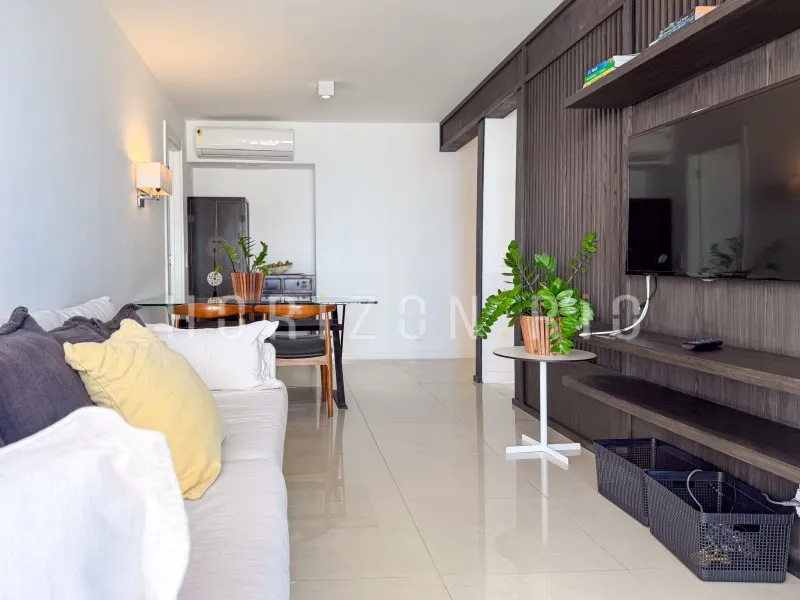 Furnished apartment, 86 m², with floor-to-ceiling windows — photo 19